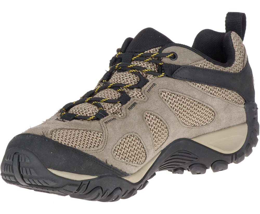 Buty Trekkingowe Merrell Męskie Szare - Yokota 2 Wide Width - 026451-FMX